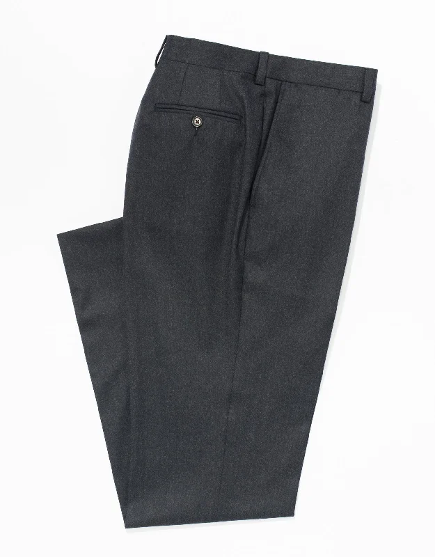 - Custom pet birthday cakeCHARCOAL WOOL FLANNEL TROUSERS