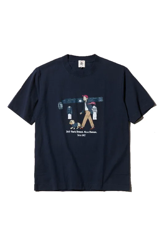- Natural latex pet mattressAARON CHANG CREW NECK T SHIRT - NAVY
