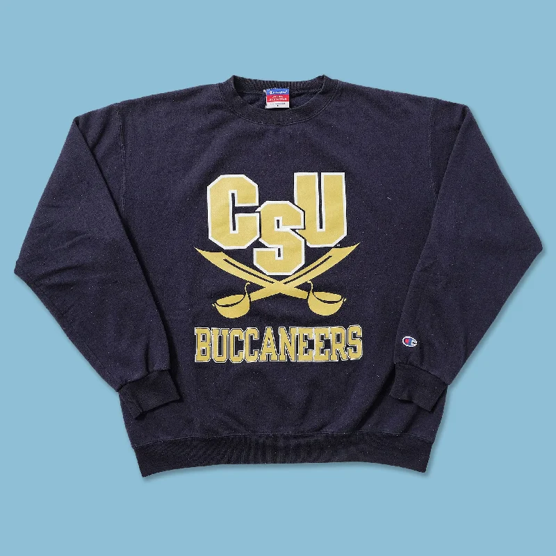 ---Vintage Champion CSU Buccaneers Sweater Large