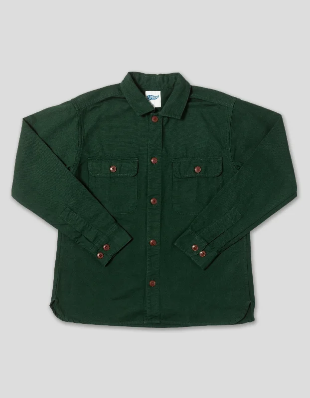 - Pet monitor with cameraCANVAS OVERSHIRT - DARK GREEN