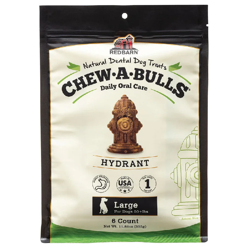 Dog FoodREDBARN Chew-A-Bulls Hydrant Large 6pk