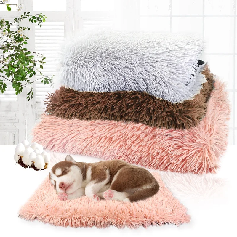- Foldable and portable cat bagWinter Dog Bed Mat Soft Fleece Pet Cushion House Warm Puppy Cat Sleeping Bed Blanket For Small Large Dogs Cats Kennel Cama Perro - Foldable and portable cat bagWinter Dog Bed Mat Soft Fleece Pet Cushion House Warm Puppy Cat Sleeping Bed Blanket For Small Large Dogs Cats Kennel Cama Perro