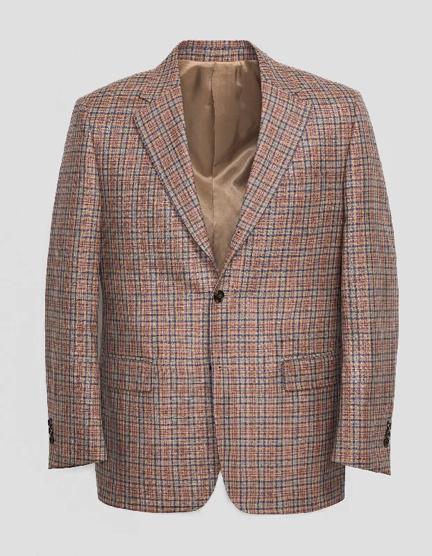 - Remote interactive pet feederDARK TAN MULTI CHECK SPORT COAT