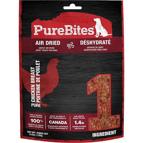 - The effect of dog food on dental healthPureBites Air Dried Chicken Jerky