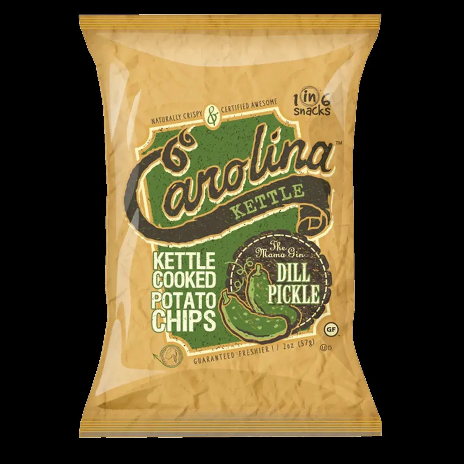 - Winter dog thick down jacketCarolina Kettle The Mama Gin Dill Pickle Chips