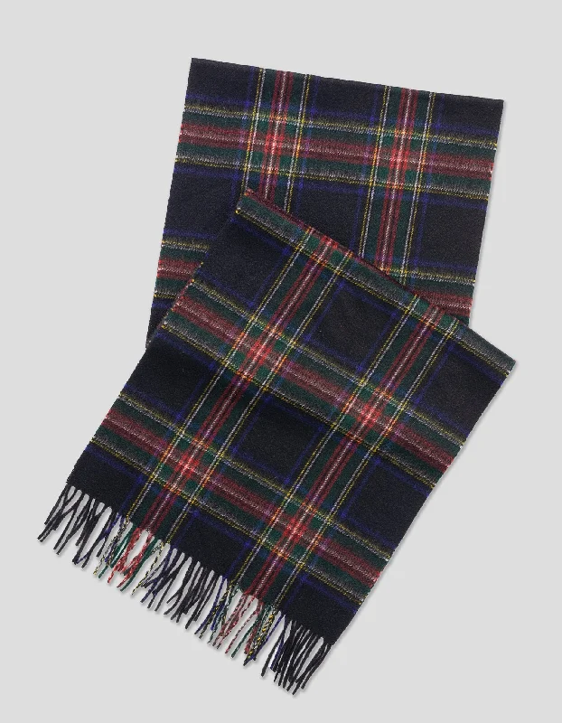 - Pet tear stain cleaning wipesCASHMERE SCARF - NAVY/GREEN TARTAN