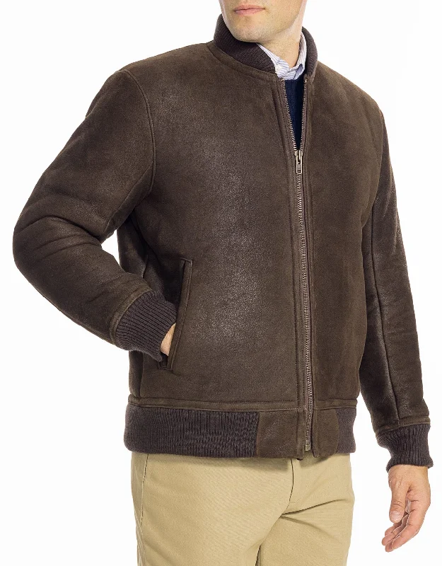 - Pet smart GPS locatorDARK BROWN SHEARLING BOMBER JACKET