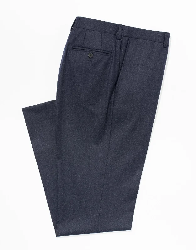 - ​​Pet toys under    yuanDARK BLUE WOOL FLANNEL TROUSERS