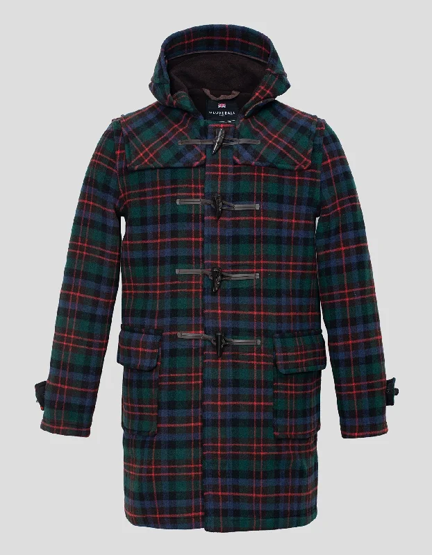- Pet tear stain cleaning wipesMORRIS DUFFLE COAT - NAVY/GREEN/RED PANE