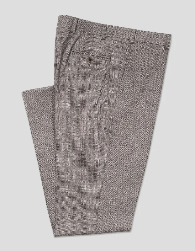 - Chinchilla cooling ice nest ceramic plateTAN TIC WEAVE TROUSERS - CLASSIC FIT