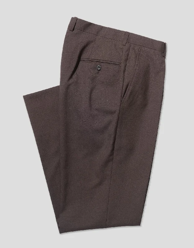 - Solid wood cat climbing frame customizedDARK BROWN SINGLE PLEAT WOOL TROUSER