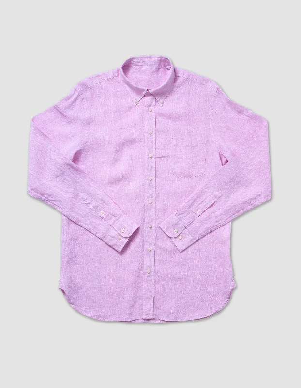 - Degradable pet feces bagLINEN LONG SLEEVE SHIRT - PINK