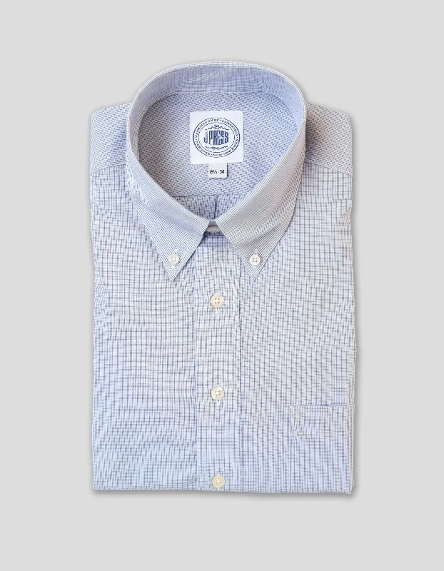- Cat anti-jump window safety netBLUE MINI GRAPH CHECK BUTTON DOWN DRESS SHIRT