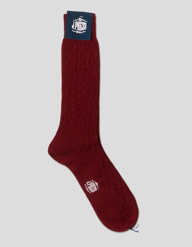  -Anti-scratch scratching board AND cat bed in oneWOOL CABLE  SOCKS - BURGUNDY