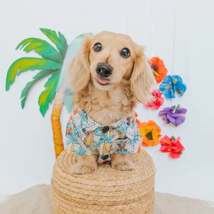 Pet ClothesMickey Mouse Dog Hawaiian Shirt
