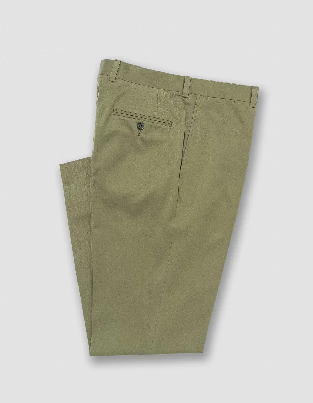 - Parrot climbing and standing wooden frameOLIVE COTTON DRILL CLOTH TROUSER - CLASSIC FIT - Parrot climbing and standing wooden frameOLIVE COTTON DRILL CLOTH TROUSER - CLASSIC FIT