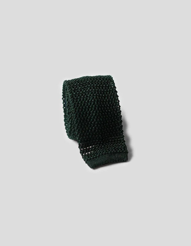 - Automatic induction pet water dispenserSOLID KNIT TIE - GREEN