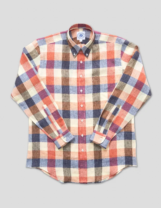 - Dog heart rate monitoring collarLINEN CHECK LONG SLEEVE SHIRT - MULTI