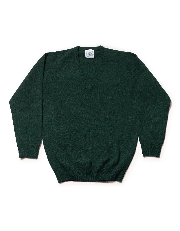 - Cat stress soothing sprayLAMBSWOOL V NECK SWEATER - GREEN